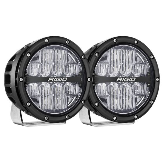 RIGID 360-SERIES 6" OFF-ROAD LAMP, DRIVE BEAM, RGBW BACKLIGHT, SET/2 - 36411