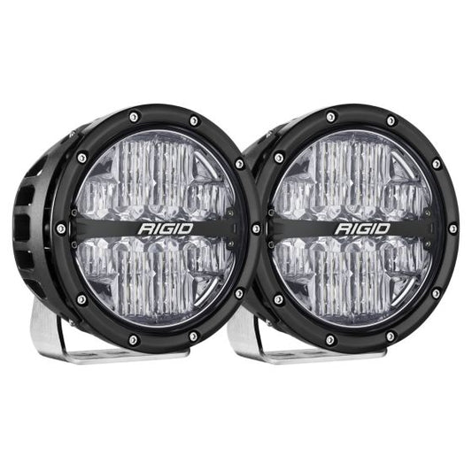 RIGID 360-SERIES 6" OFF-ROAD LAMP, DRIVE BEAM, RGBW BACKLIGHT, SET/2 - 36411