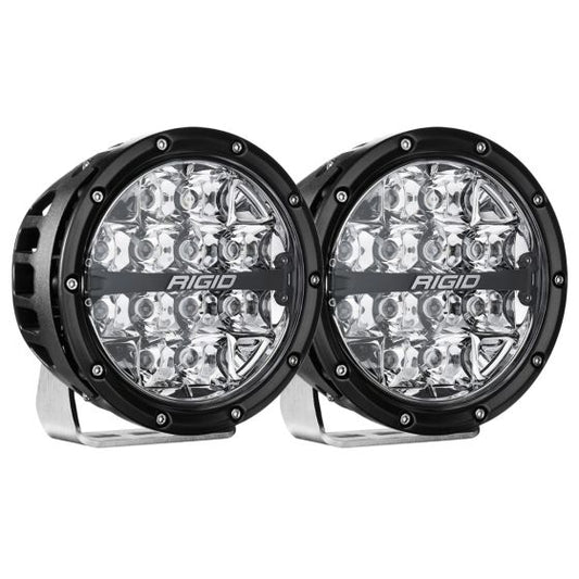 RIGID 360-SERIES 6" OFF-ROAD LAMP, SPOT BEAM, RGBW BACKLIGHT, SET/2 - 36412