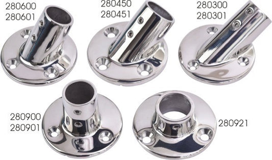 Rail Base Fittings - Round - 280600-1