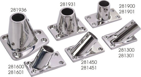 Rail Base Fittings - Rectangular - 281600-1