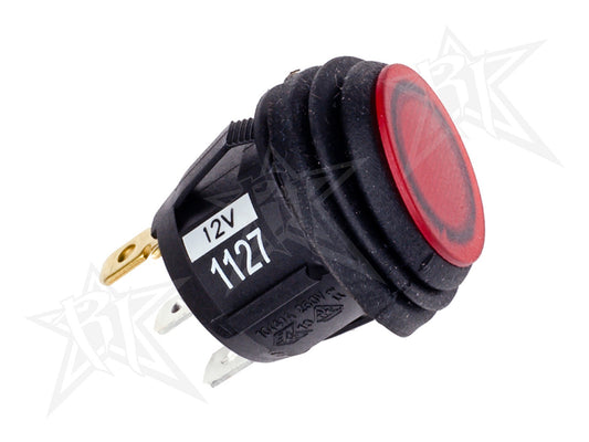 RIGID 2 Position (On/Off) Rocker Switch, Red, Single - 40191