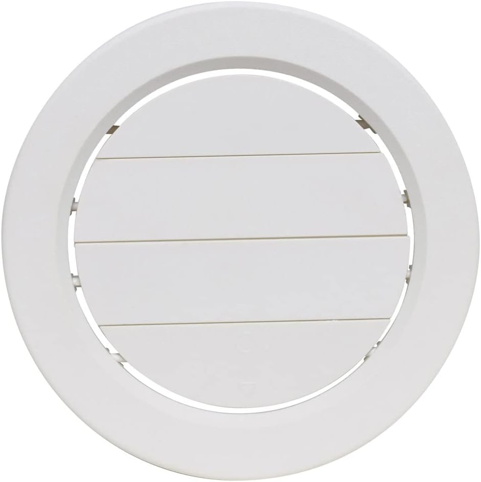 Valterra A10-3358VP Dampered Heating & A/C Register – White