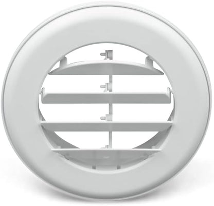 Sawtooth Parts Co Thetford 94271 CoolVent Deluxe Adjustable Ceiling AC Vent, 1.5" Flange, Polar White