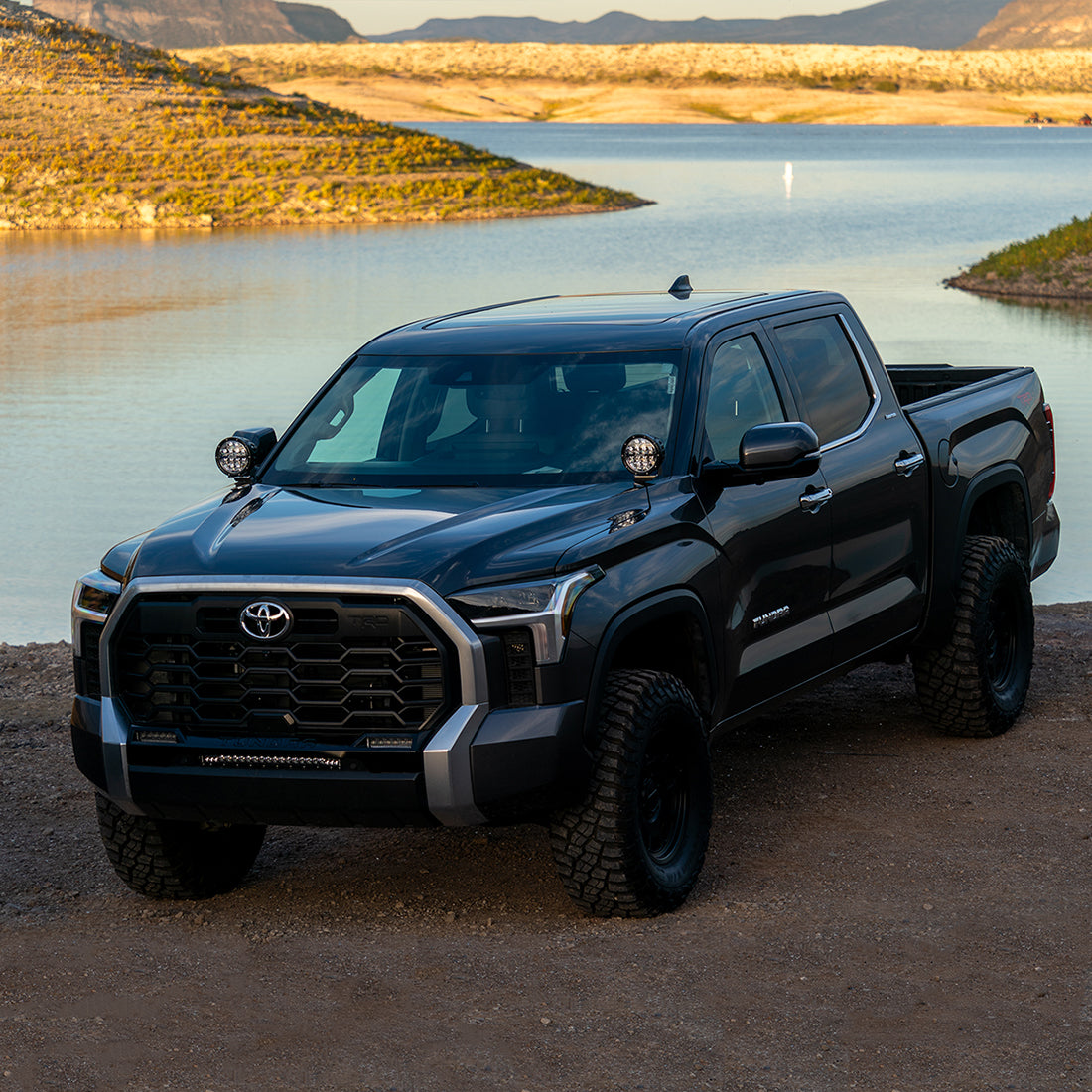 RIGID 2022+ Toyota Tundra 6 Inch 360-Series A-Pillar Lighting Kit - 46806