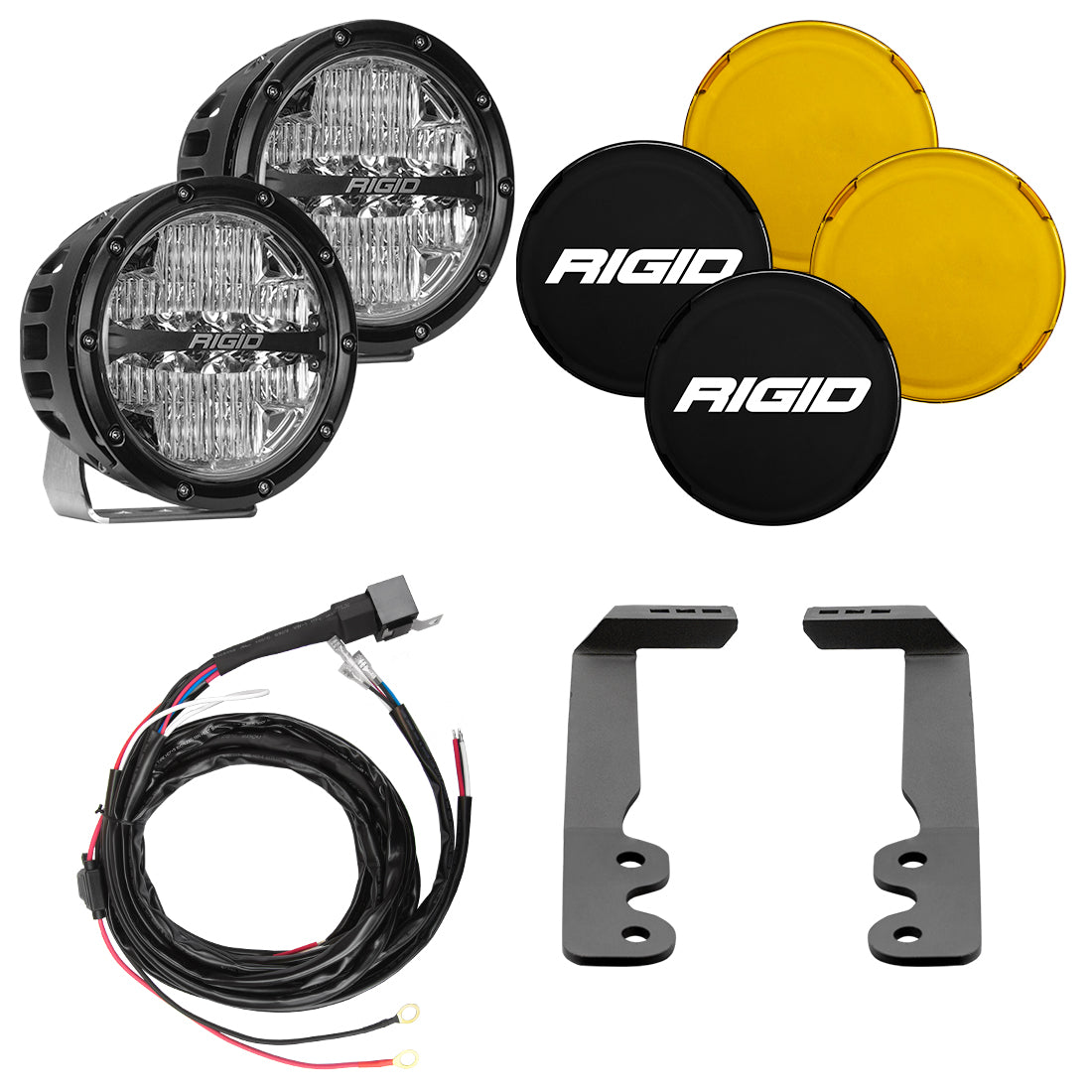 RIGID 2022+ Toyota Tundra 6 Inch 360-Series A-Pillar Lighting Kit - 46806