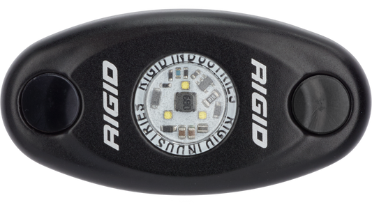 RIGID A-Series LED Light, Low Power, Natural White, Black Housing, Single - 480023