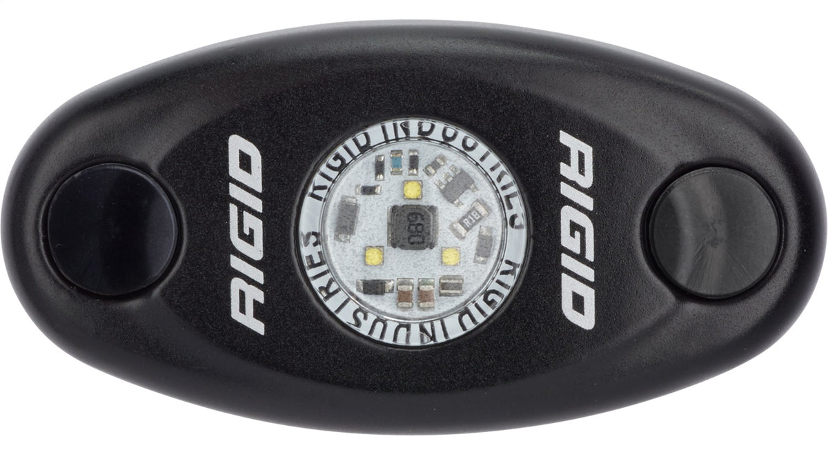 RIGID A-Series LED Light, Low Power, Cool White, Black Housing, Single - 480033