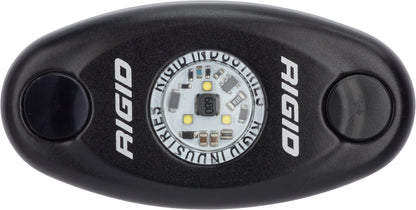 RIGID A-Series LED Light, High Power, Natural White, Black Housing, Single - 480083