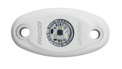 RIGID A-Series LED Light, High Power, Cool White, White Housing, Single - 480213