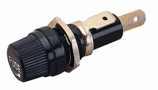 Agc Round Fuse Holder - Spade Terminal - 420503-1