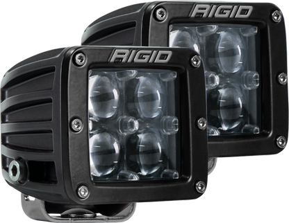 RIGID D-Series PRO LED Light, Hyperspot Optic, Surface Mount, Black Housing, Pair - 504713