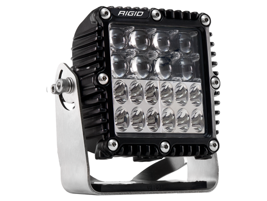 RIGID Q-Series PRO LED Light, Hyperspot/Driving Combo, Black Housing, Single - 544813
