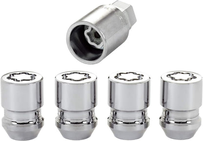 Sawtooth Parts Co McGard 24157 Chrome Wheel Lock Set, M12 x 1.5, Cone Seat