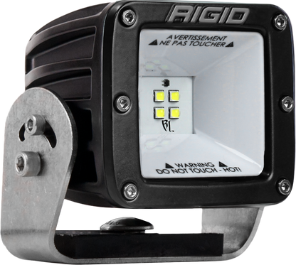RIGID 2X2 115 Degree DC LED Scene Light, Surface Mount, Black Housing, Single - 681513