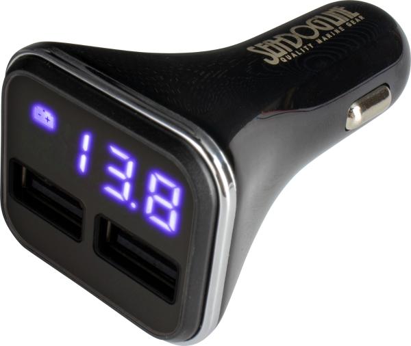 Dual Usb Power Plug With Volt/Amp Meter - 426513-1