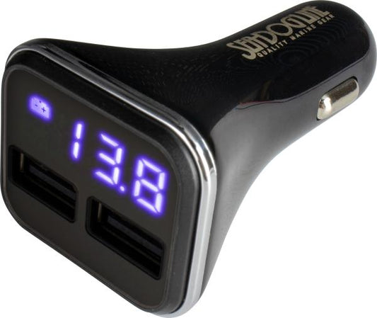 Dual Usb Power Plug With Volt/Amp Meter - 426513-1