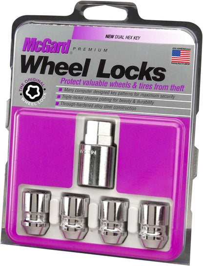 Sawtooth Parts Co McGard 24157 Chrome Wheel Lock Set, M12 x 1.5, Cone Seat