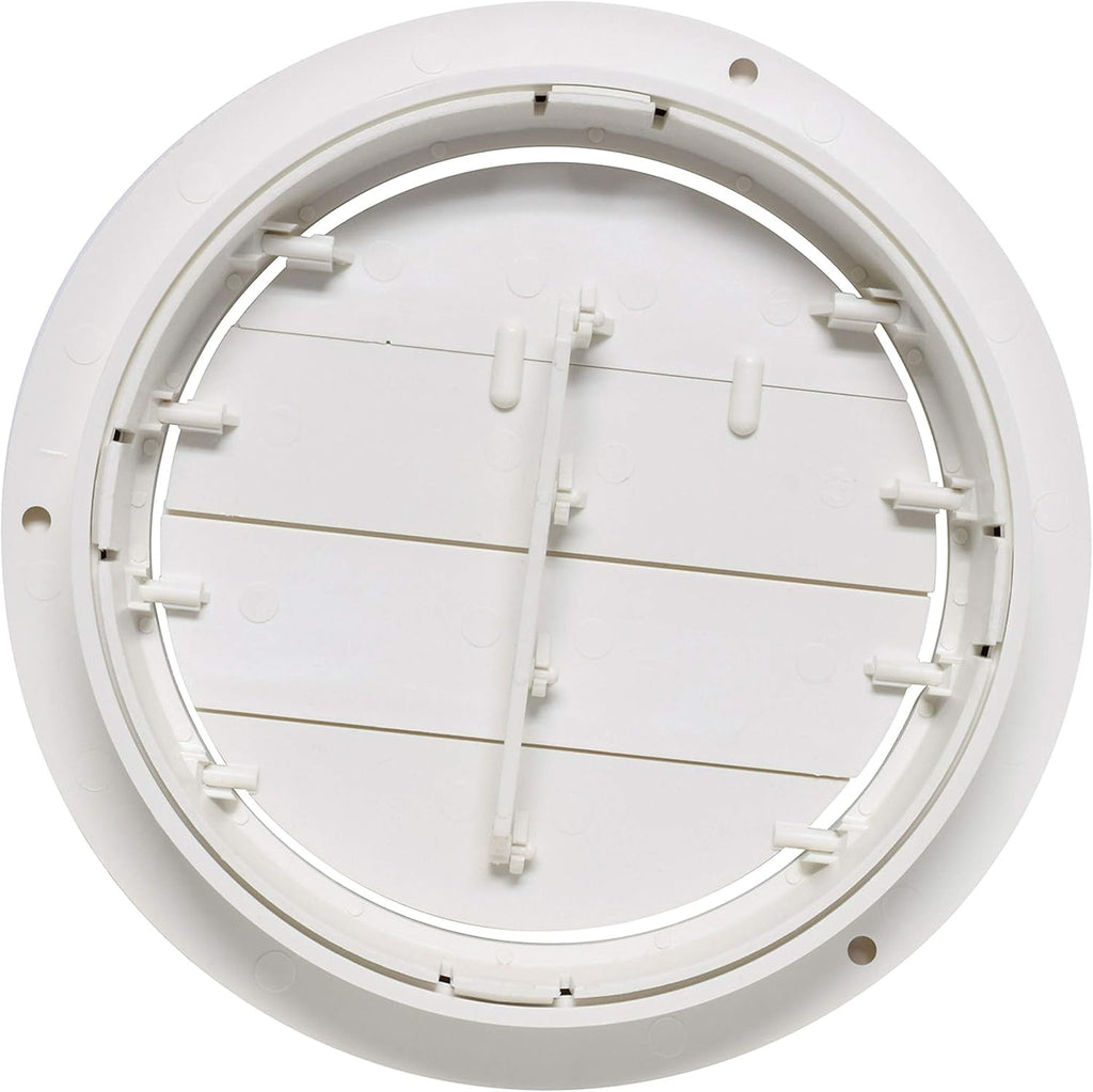 Valterra A10-3358VP Dampered Heating & A/C Register – White