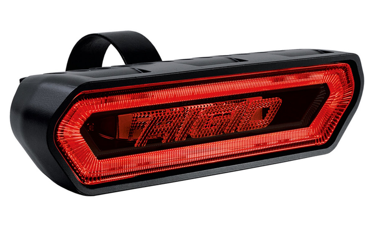 RIGID Chase, Rear Facing 5 Mode LED Light, Red Halo, Black Housing - 90133