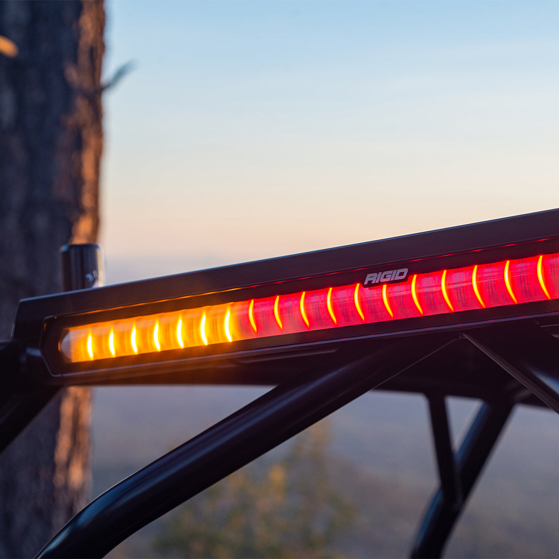 RIGID Chase Rear Facing 27 Mode 5 Color LED Light Bar 28 Inch, Surface Mount - 901802