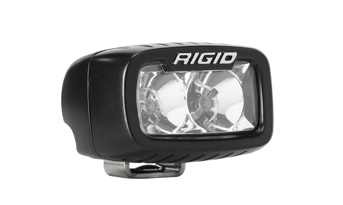 RIGID SR-M Series PRO, Flood Optic, Surface Mount, Black Housing, Single - 902113