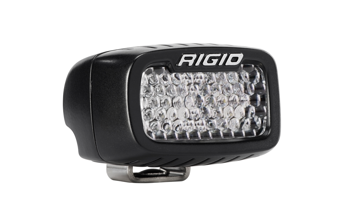 RIGID SR-M Series PRO, Flood Diffused, Surface Mount, Black Housing, Single - 902513