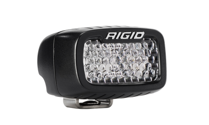 RIGID SR-M Series PRO, Flood Diffused, Surface Mount, Black Housing, Single - 902513