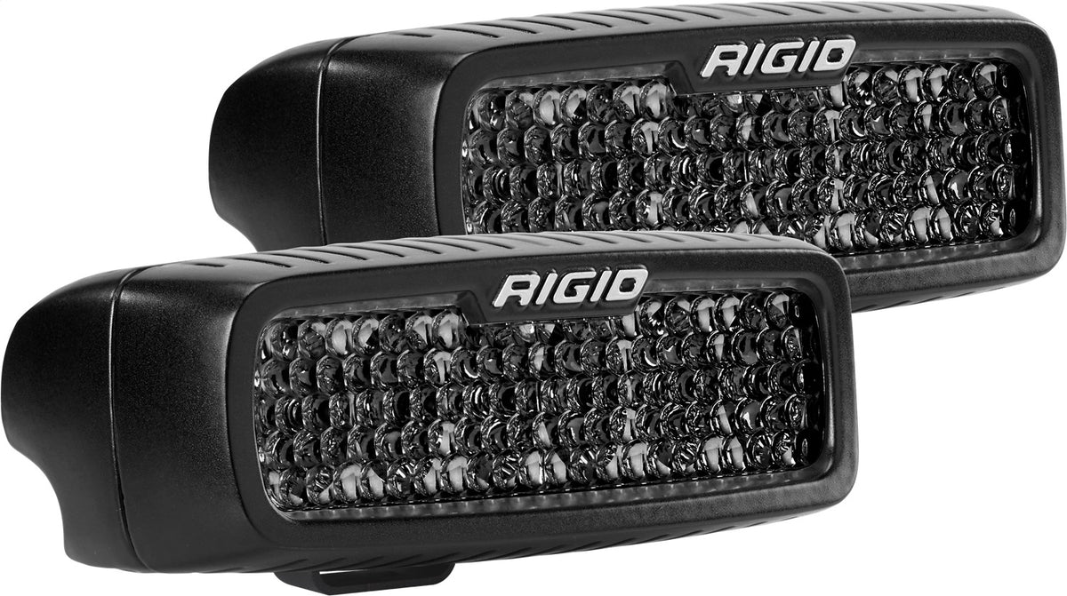 RIGID SR-Q Series PRO Midnight Edition, Spot Diffused, Surface Mount, Pair - 905513BLK