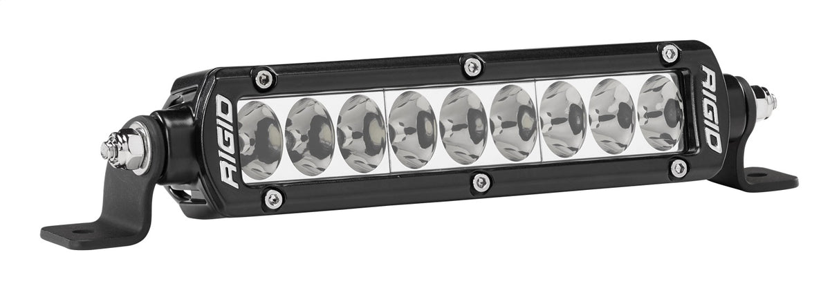 RIGID SR-Series PRO LED Light, Driving Optic, 6 Inch, Black Housing - 906613