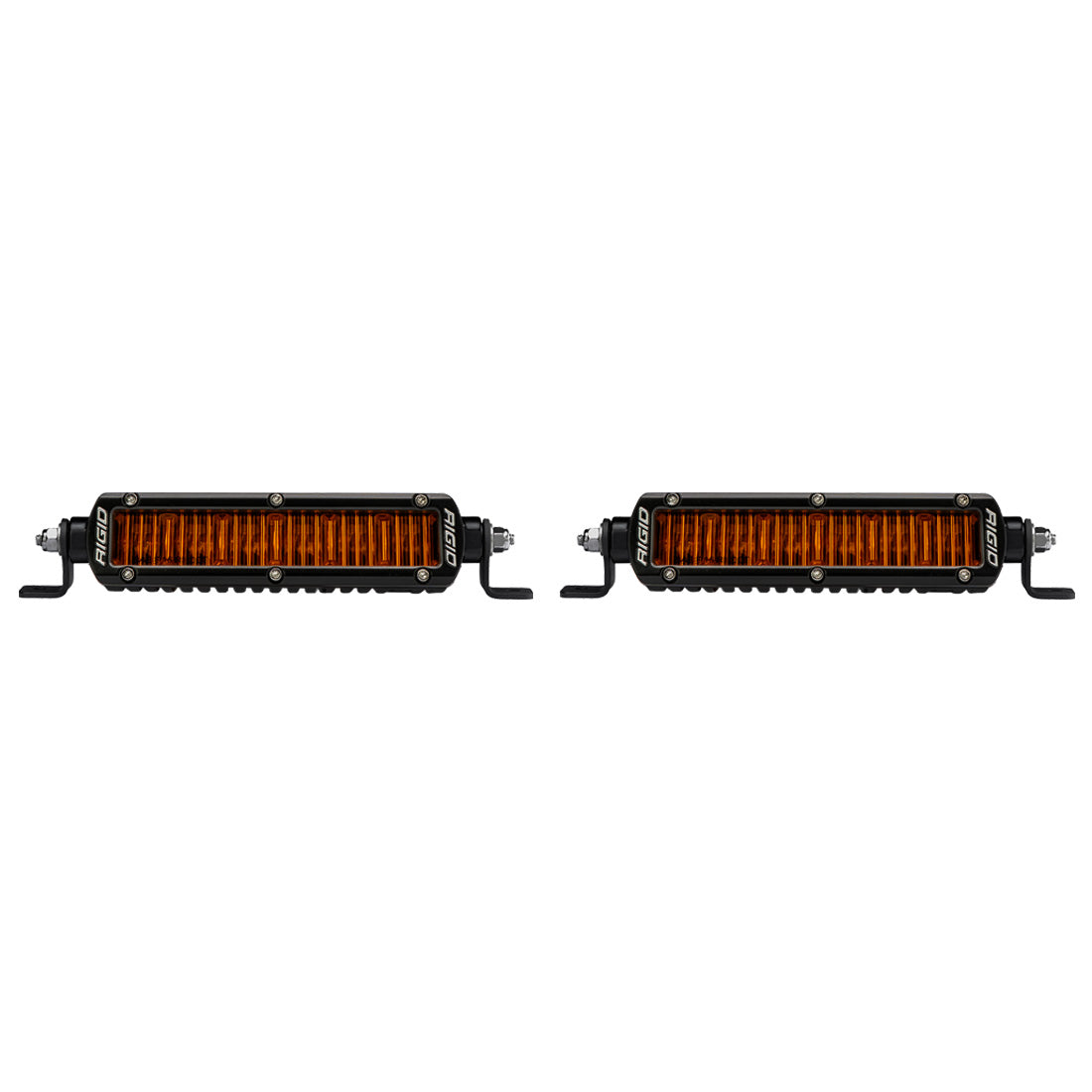 RIGID SR-Series SAE 6 Inch with Amber PRO Lens - Pair - 906705