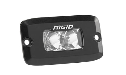 RIGID SR-M Series PRO, Flood Optic, Flush Mount, Black Housing, Single - 922113