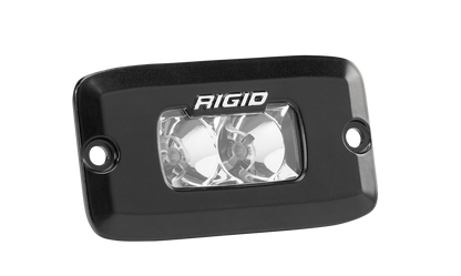 RIGID SR-M Series PRO, Flood Optic, Flush Mount, Black Housing, Single - 922113