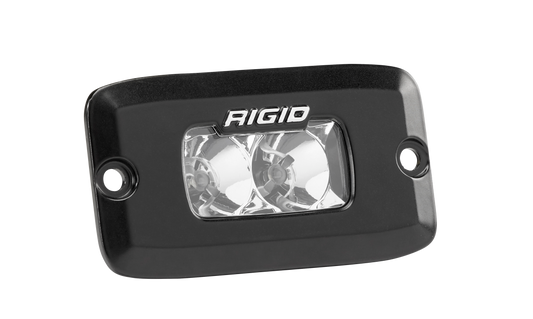 RIGID SR-M Series PRO, Flood Optic, Flush Mount, Black Housing, Single - 922113