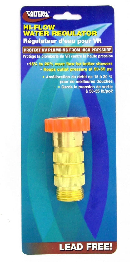Valterra A01-1122VP High-Flow Lead-Free Brass Water Regulator - image 1