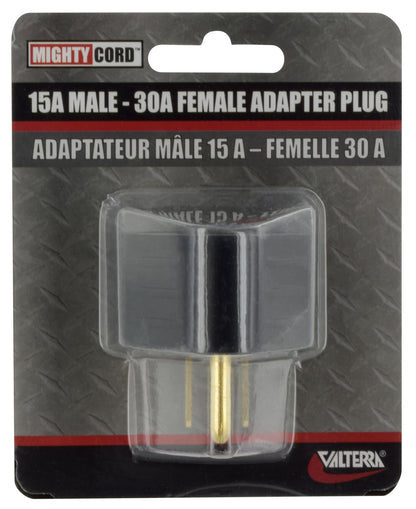Valterra A10-1530AVP Mighty Cord 15A Male to 30A Female Adapter Plug - image 4