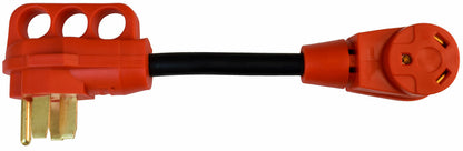 Valterra A10-5030F Mighty Cord 50A Male to 30A Female 12" Adapter Cord - image 3