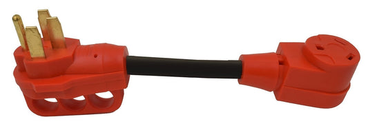 Valterra A10-5030F Mighty Cord 50A Male to 30A Female 12" Adapter Cord - image 1
