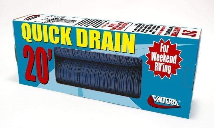 Valterra D04-0046 Quick Drain 20' RV Sewer Hose - Blue - image 1
