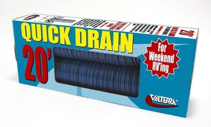 Valterra D04-0046 Quick Drain 20' RV Sewer Hose - Blue - image 1