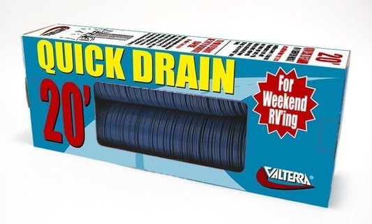 Valterra D04-0046 Quick Drain 20' RV Sewer Hose - Blue - image 1