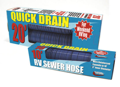 Valterra D04-0046 Quick Drain 20' RV Sewer Hose - Blue - image 2