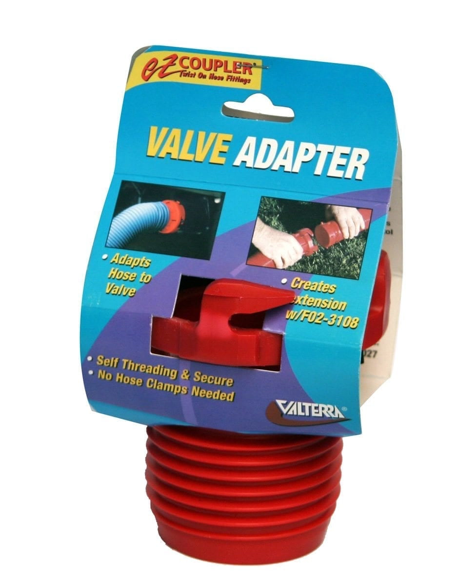 Valterra F02-3101 EZ Coupler Valve Adapter - Red - image 1