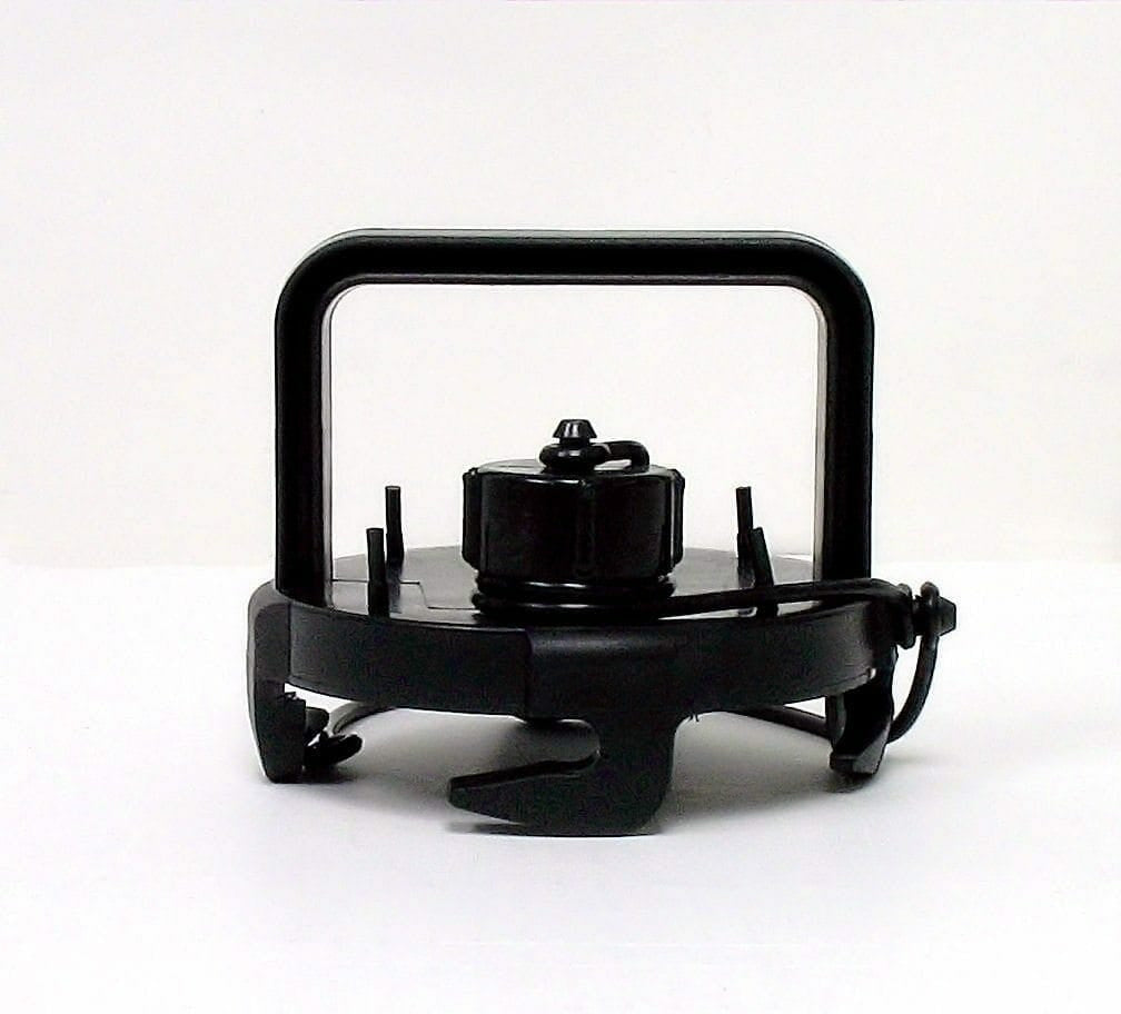 Valterra F02-3106BK EZ Coupler Waste Valve Cap with Handle - Black - image 2