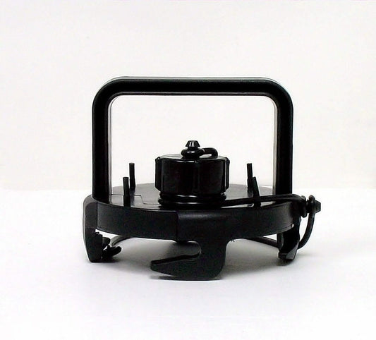 Valterra F02-3106BK EZ Coupler Waste Valve Cap with Handle - Black - image 2