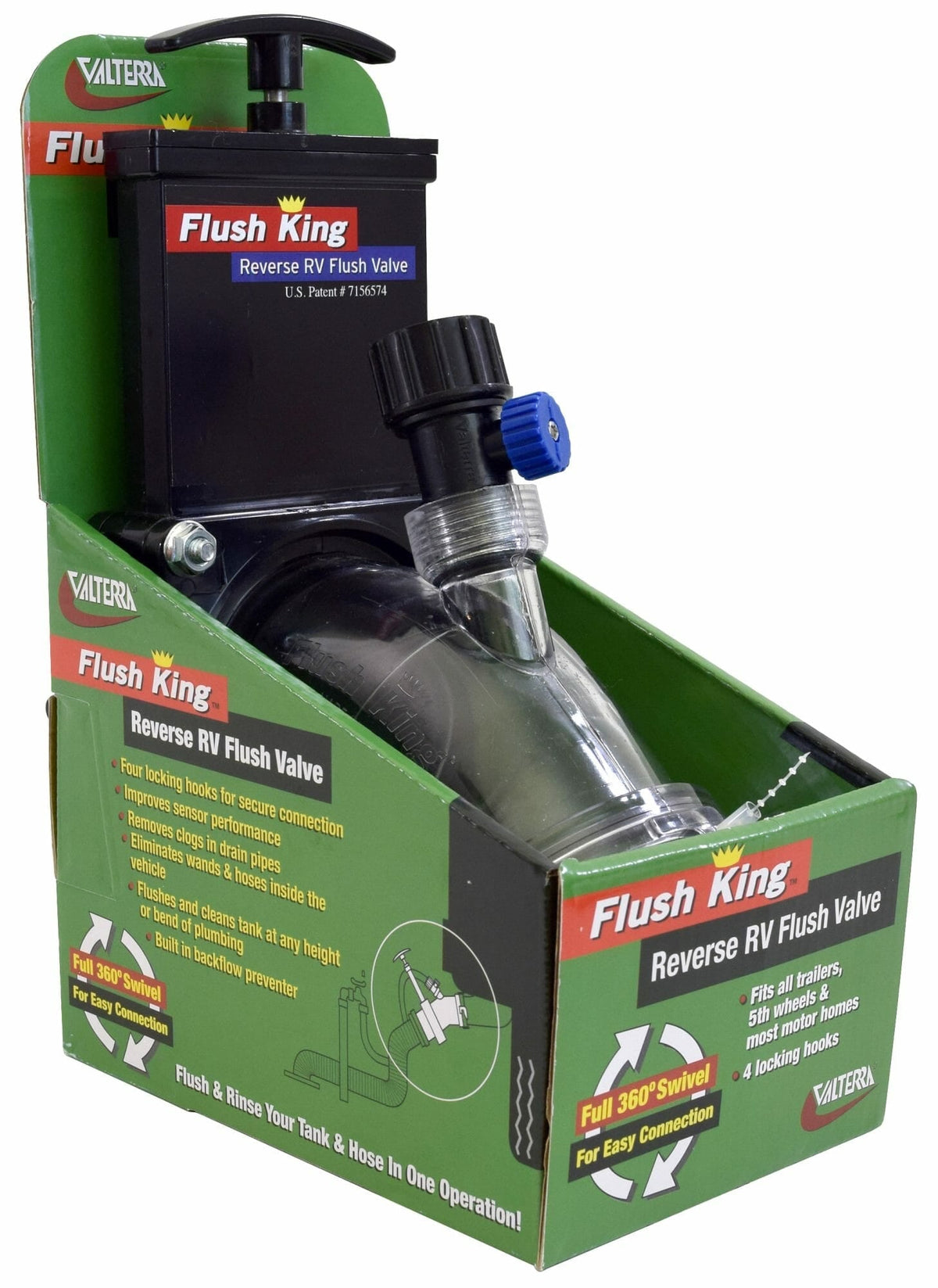 Valterra F02-4350 Flush King Reverse RV Flush Valve - image 4
