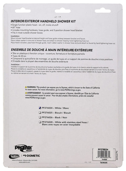 Valterra PF276024 Handheld RV Shower Kit - White - image 3