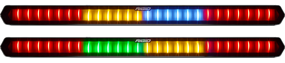 RIGID Chase Rear Facing 27 Mode 5 Color LED Light Bar 28 Inch, Tube Mount - 901801