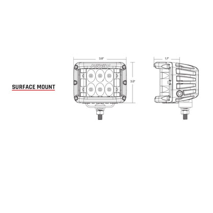 RIGID 2022+ Toyota Tundra D-SS Series A-Pillar Lighting Kit - 46808