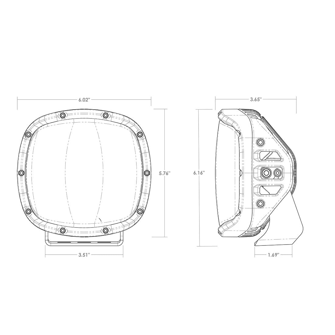 RIGID Adapt XP Extreme Powersports LED Light, 3 Lighting Zones, GPS Module, Pair - 300415
